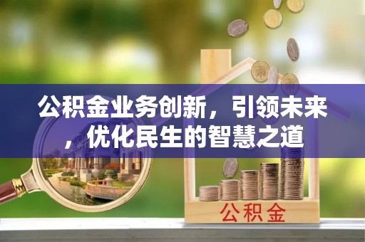 简阳公积金业务创新，引领未来，优化民生的智慧之道
