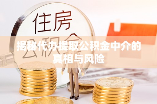 简阳揭秘代办提取公积金中介的真相与风险