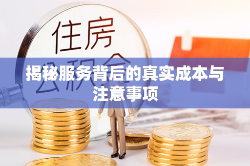 简阳揭秘服务背后的真实成本与注意事项
