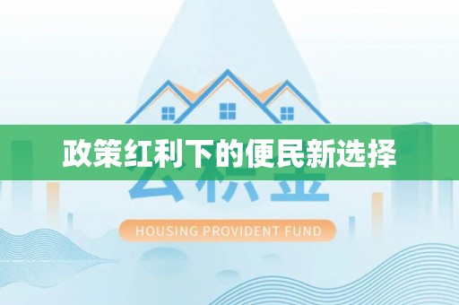 简阳政策红利下的便民新选择