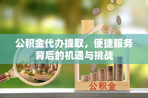 简阳公积金代办提取，便捷服务背后的机遇与挑战