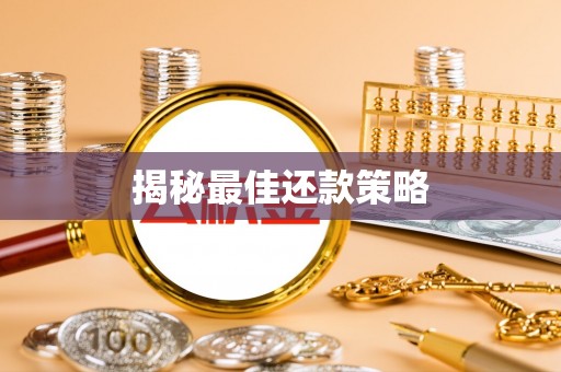简阳揭秘最佳还款策略
